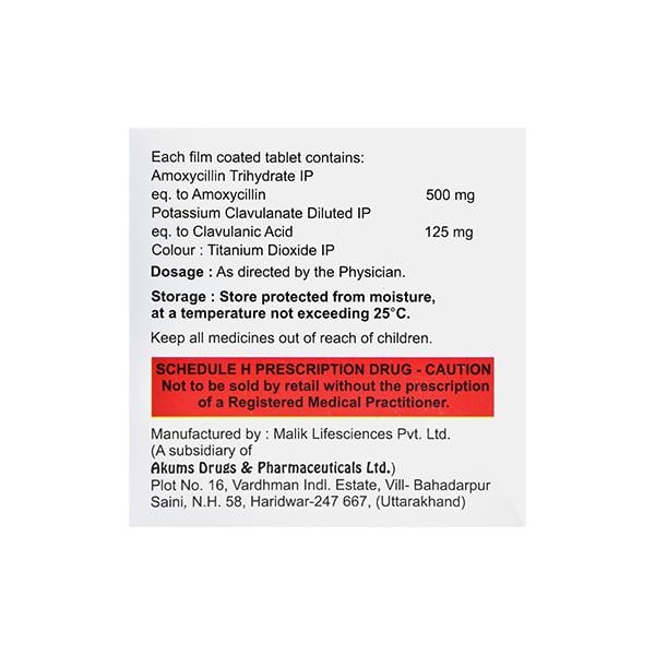 AMOXZAP CV Tablet 10's