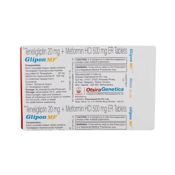 Glipon MF Tablet 10'S