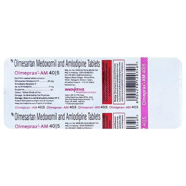 OLMEPRAX AM 40 Tablet 10's