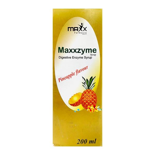 MAXXZYME Pineapple Flavour Syrup 200ml