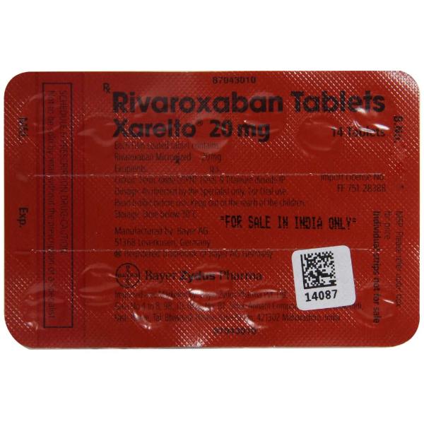 XARELTO 20mg Tablet 28's