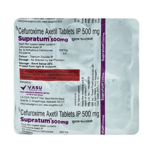 SUPRATUM 500mg Tablet 6's