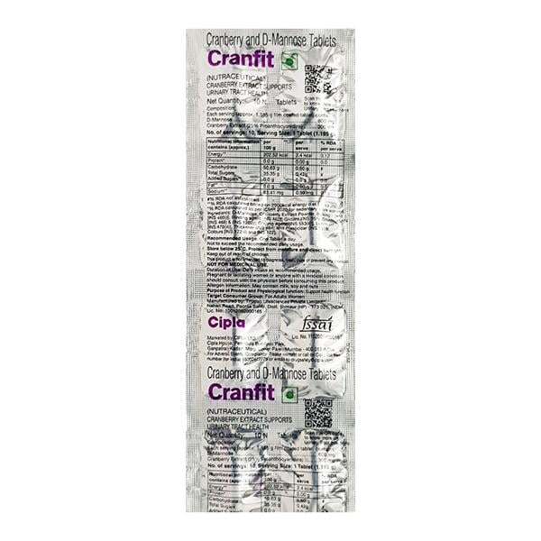 Cranfit Tablet 10'S