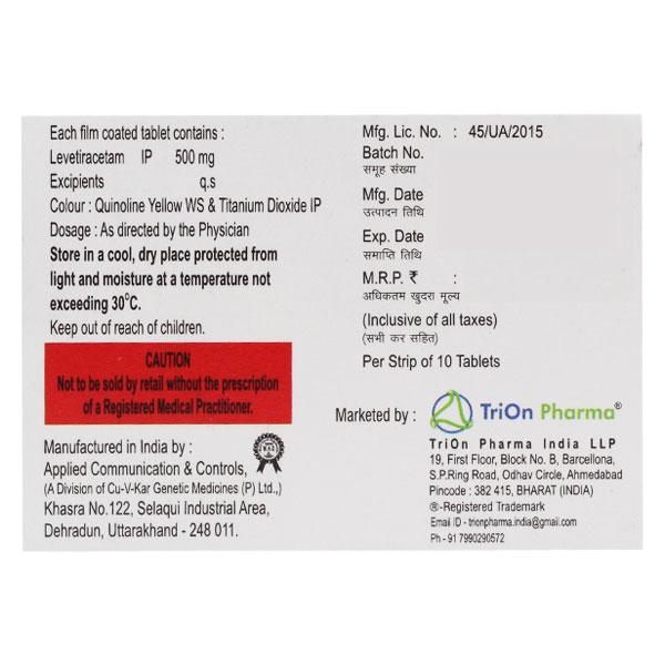 LEVTARY 500 Tablet 10's