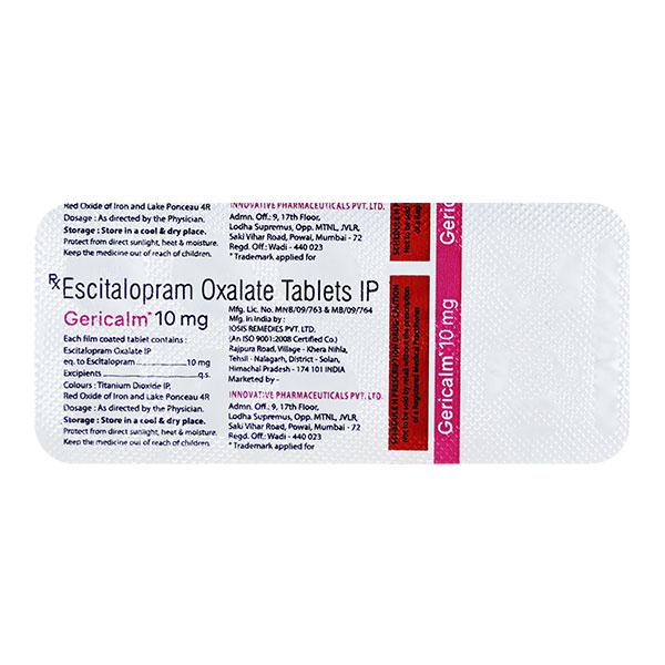 GERICALM 10mg Tablet 10's