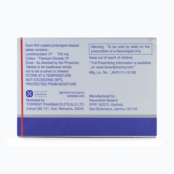 Torleva XR 750mg Tablet 10'S