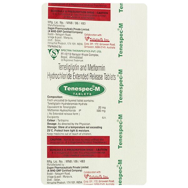 TENESPEC M Tablet 10's