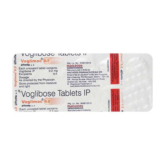 Voglimac 0.2mg Tablet 10'S
