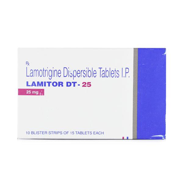 LAMITOR DT 25mg Tablet 15's