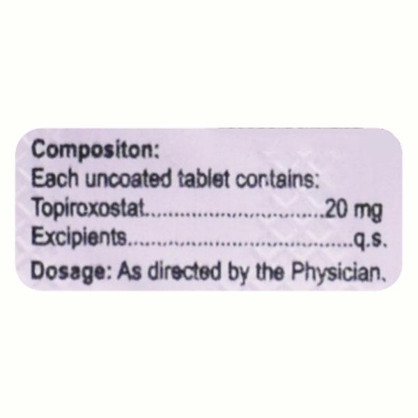 TOPIROXO 20 Tablet 10's