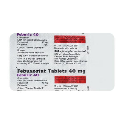 FEBURIC 40mg Tablet 15's