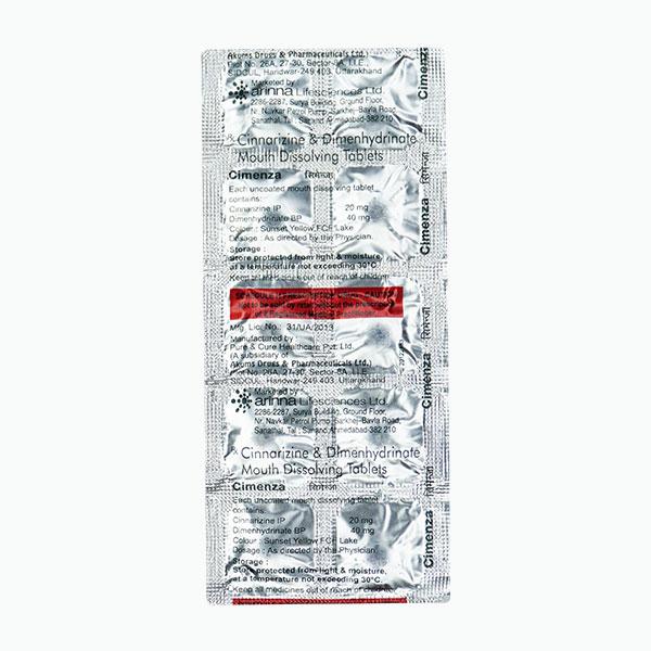 Cimenza 20/40mg Tablet 10'S