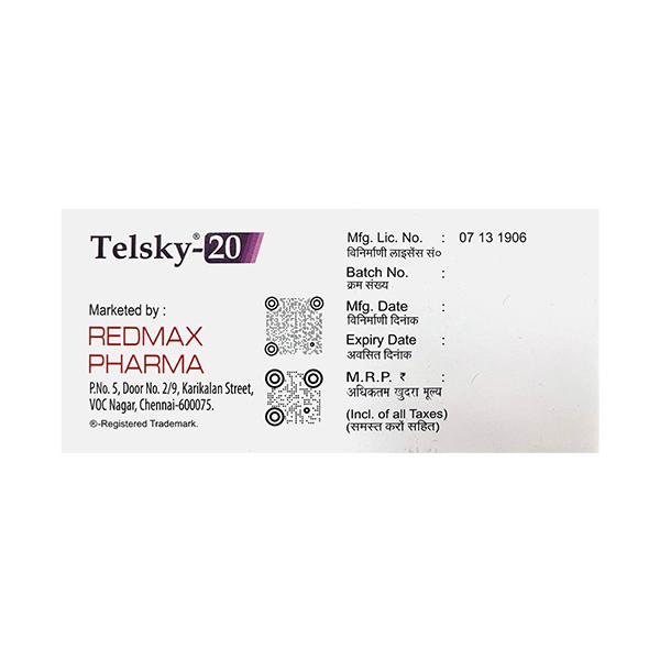 TELSKY 20 Tablet 15's