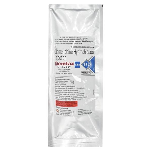 GEMTAZ INFUSMART 1.6gm Injection 160ml