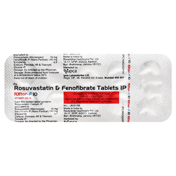 Rxtor F 10mg Tablet 10'S