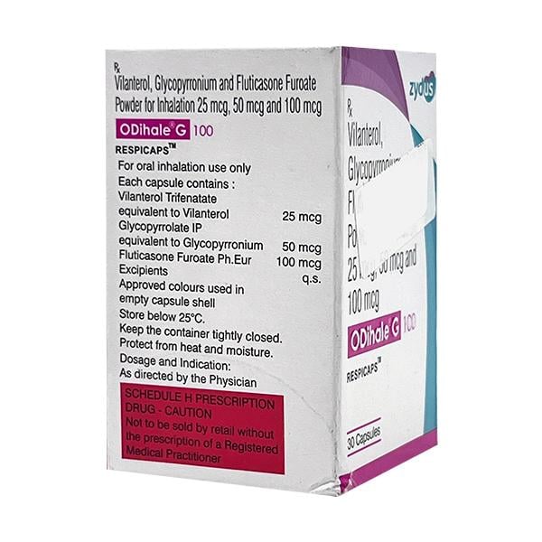 ODIHALE G 100 Respicap 30's