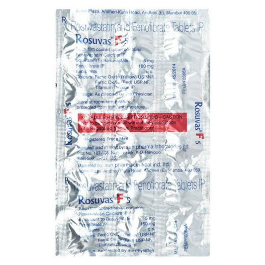 Rosuvas F 5mg Tablet 15'S