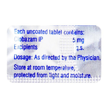 Lobazam MD 5mg Tablet 10'S