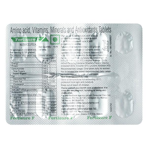 Fertisure F Tablet 10'S