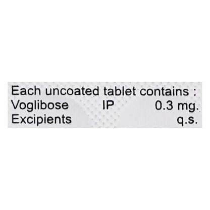 VOSE 0.3mg Tablet 10's