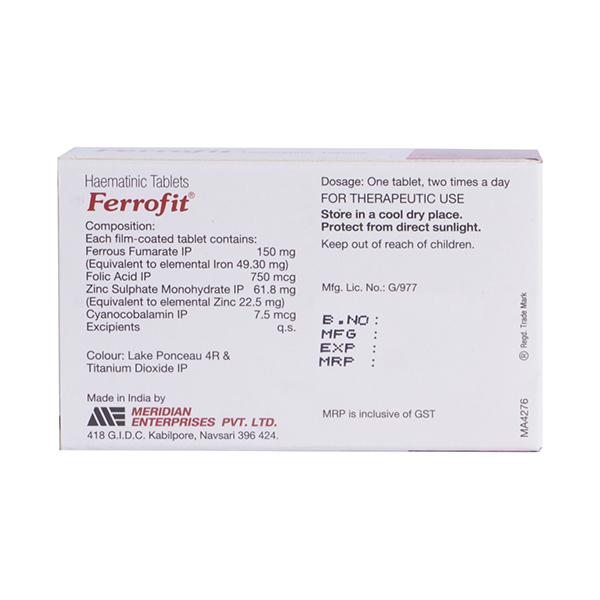 FERROFIT Tablet 10's