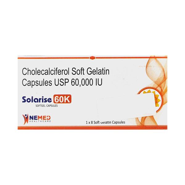 SOLARISE 60k Softgel Capsule 8's