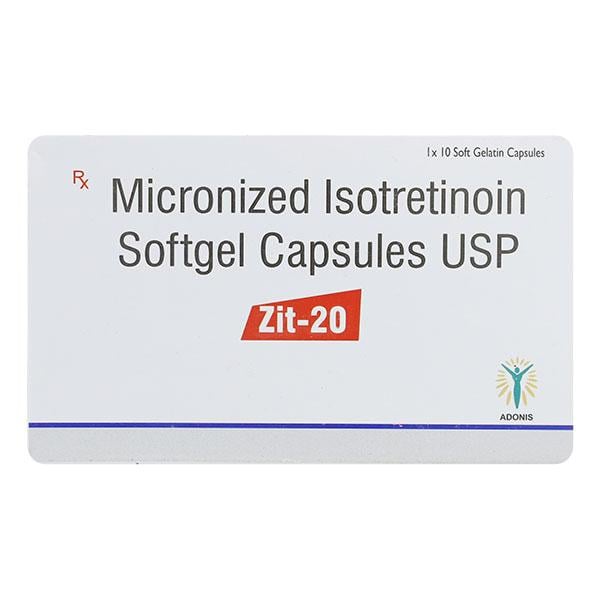 ZIT 20mg Capsule 10's