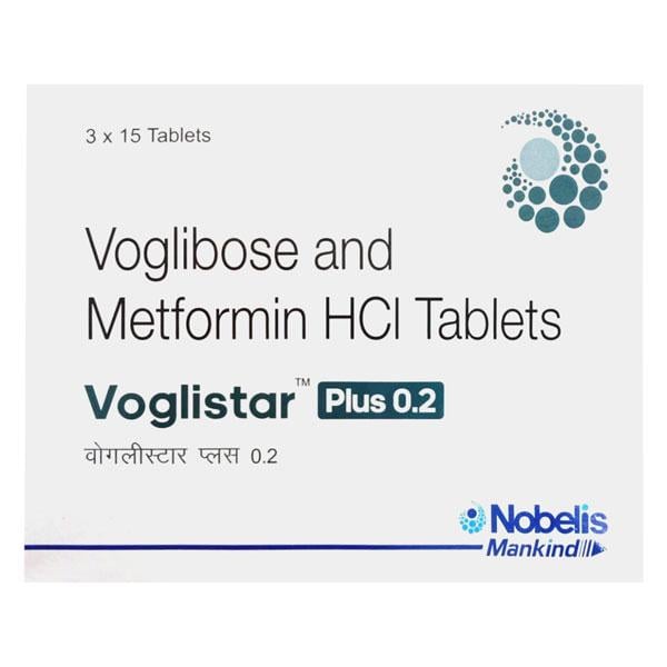 VOGLISTAR PLUS 0.2 Tablet 15's
