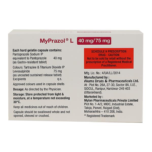 MYPRAZOL L Capsule 10's