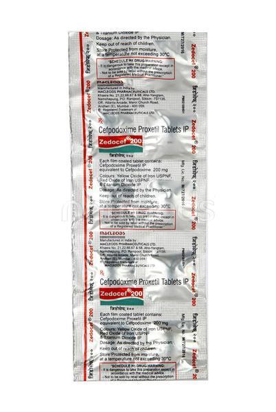 Zedocef 200mg Tablet 10'S
