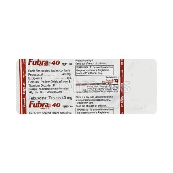 Fubra 40mg Tablet 10'S
