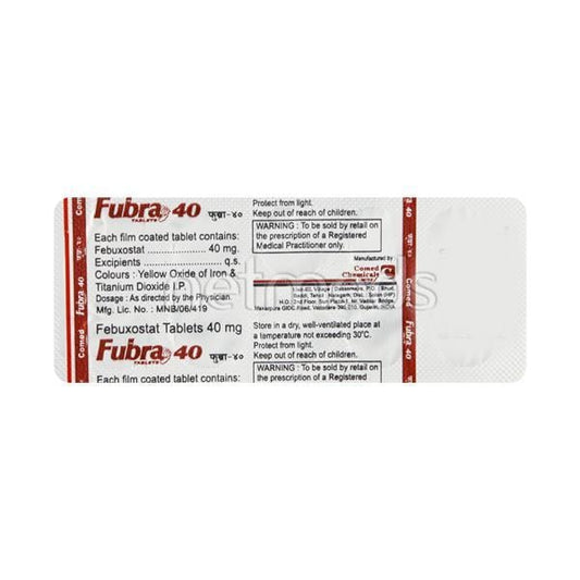 Fubra 40mg Tablet 10'S
