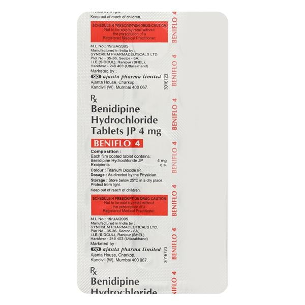 BENIFLO 4mg Tablet 15's