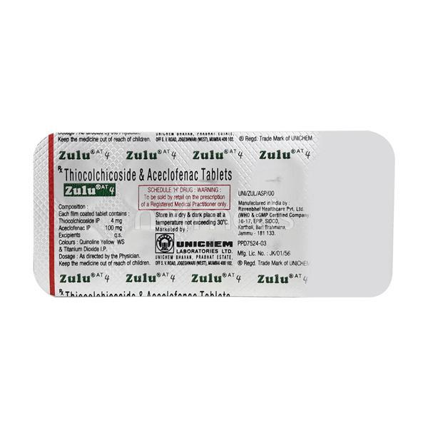 Zulu AT 4mg Tablet 10'S