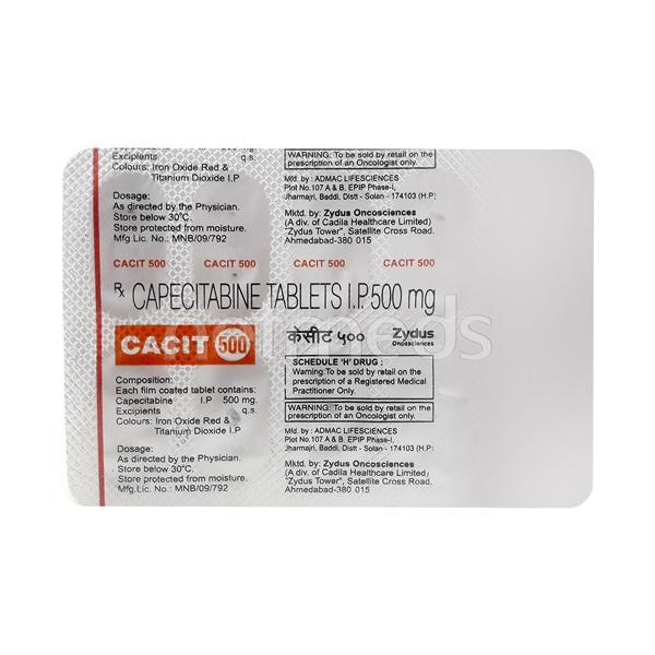 Cacit 500mg Tablet 10'S