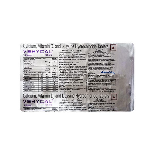 Vehycal (Non-Veg) Tablet 10'S