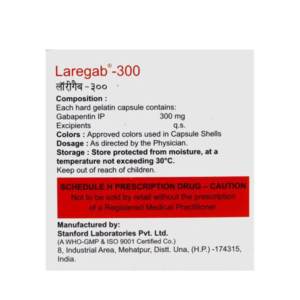 Laregab 300mg Capsule 10'S