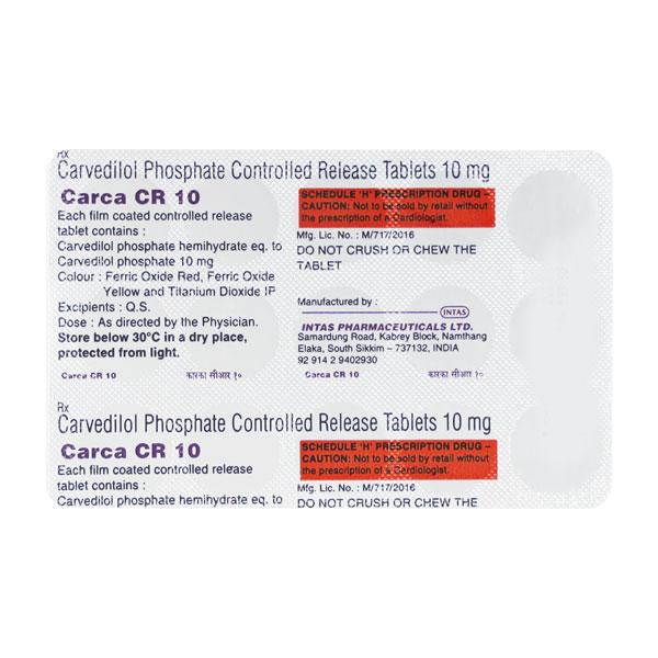CARCA CR 10mg Tablet 15's