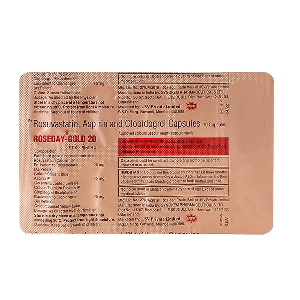 Roseday Gold 20mg Capsule 10'S