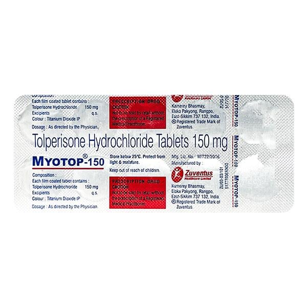 Myotop 150mg Tablet 10'S