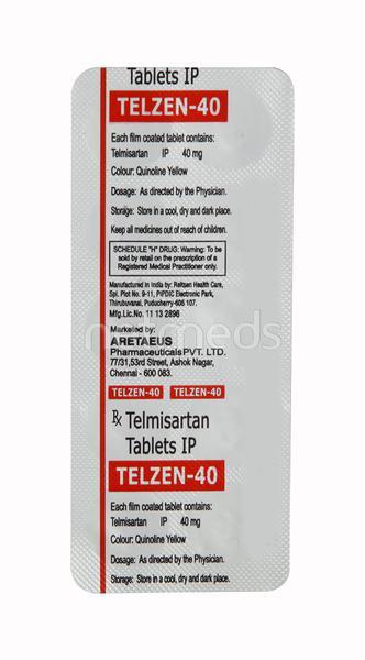 Telzen 40mg Tablet 10'S
