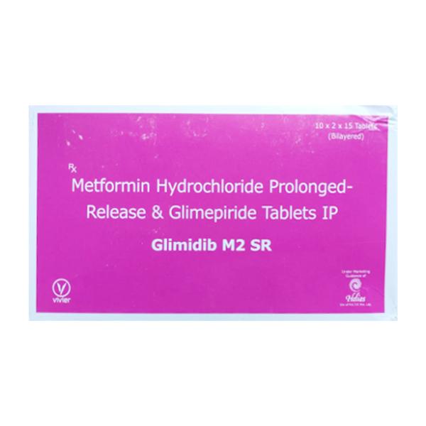 GLIMIDIB M SR 2mg Tablet 10's