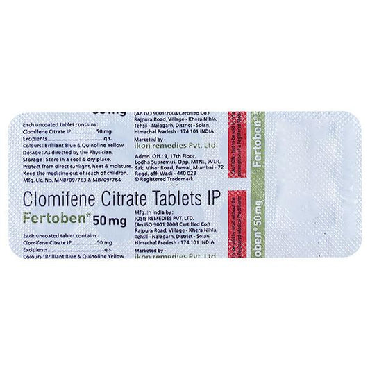 FERTOBEN 50mg Tablet 10's