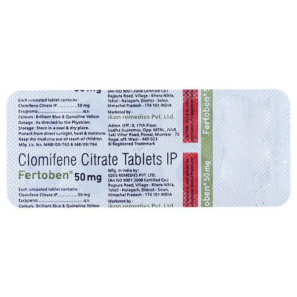 FERTOBEN 50mg Tablet 10's
