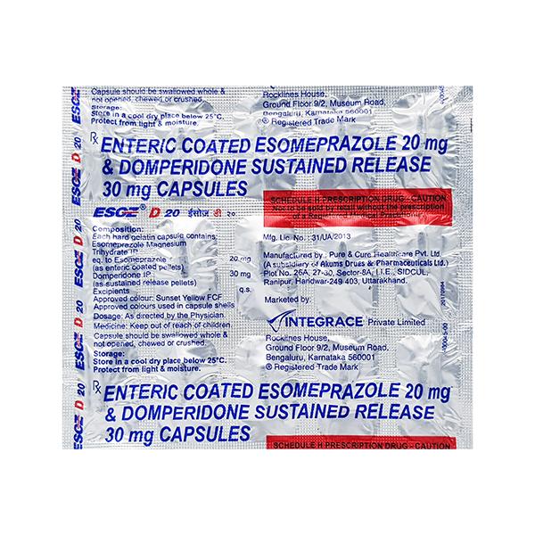 ESOZ D 20 Capsule 15's