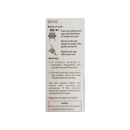 BOTAS 1.5% Ophthalmic Solution 5ml