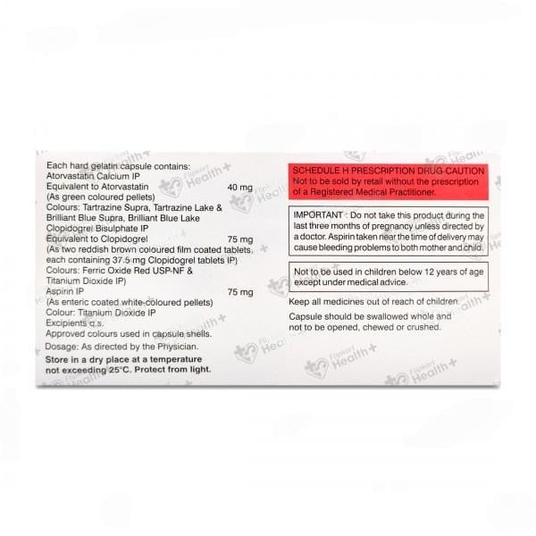 ECOSPRIN GOLD 40 Capsule 15's