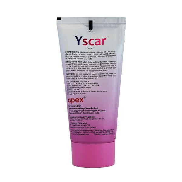 YSCAR Cream 50gm - Global Surgicals