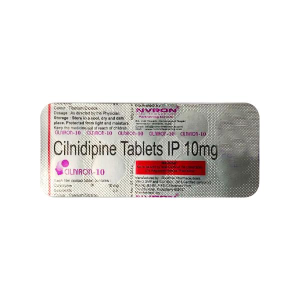 CILNIRON 10mg Tablet 10's