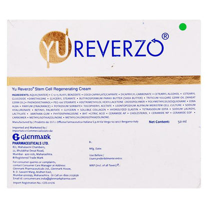 YU REVERZO STEM CELL REGENERATING Cream 50ml - Global Surgicals